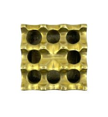 Pirinç Döküm Küllük Kare - 7,5 cm x 7,5 cm