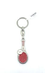 Tenis Raket Metal Anahtarlık