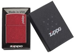 Zippo Candy Apple Red Logo Dizayn Çakmak