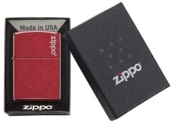 Zippo Candy Apple Red Logo Dizayn Çakmak