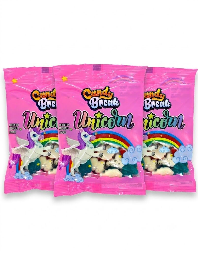 Candy Break Unicorn Yumuşak Şekerleme (113 gr) ile Sihirli Bir Lezzet Molası! (3 ADET)