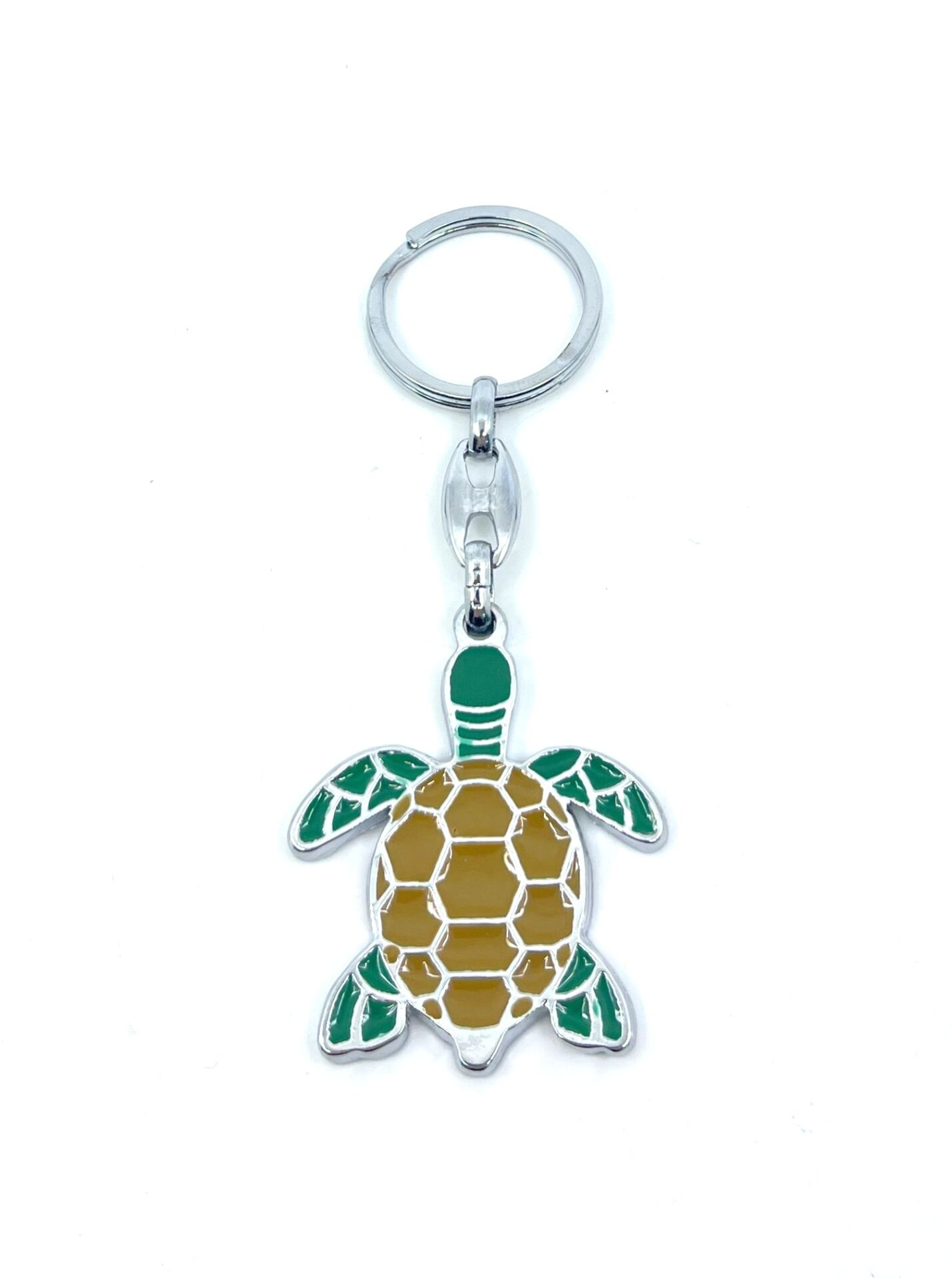 Deniz Kaplumbağası Metal Anahtarlık