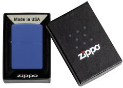 Zippo Classic Royal Blue - Koyu Mavi Dizayn Çakmak