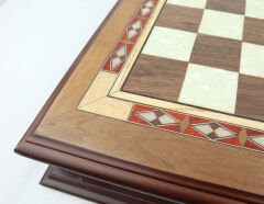 Prestij Serisi Ahşap Satranç Takımı / Döner Çekmeceli