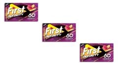 First Infinity Ahududu ve Limon Aromalı Şekersiz Tatlandırıcılı Sakız - 3'lü Paket