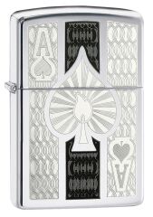Zippo Ace Of Spades Chrome Dizayn Çakmak