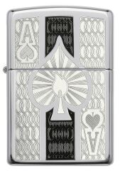 Zippo Ace Of Spades Chrome Dizayn Çakmak