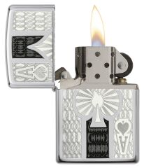 Zippo Ace Of Spades Chrome Dizayn Çakmak