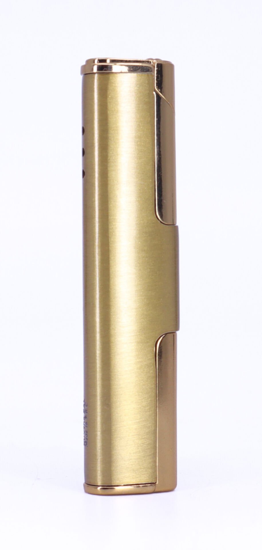 Jet Alev Çakmak Slim/İnce Metal Kasa - Gold