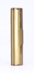 Jet Alev Çakmak Slim/İnce Metal Kasa - Gold