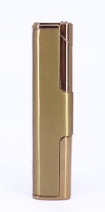 Jet Alev Çakmak Slim/İnce Metal Kasa - Gold