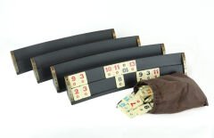 Eser Oval Okey Takımı, Doğal Ahşap Oval Okey Takımı (101 Okey Oyun Seti) Kaliteli Masif Ahşap