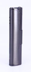 Jet Alev Çakmak Slim/İnce Metal Kasa - Füme