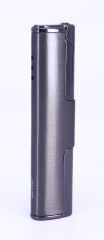 Jet Alev Çakmak Slim/İnce Metal Kasa - Füme