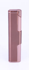 Jet Alev Çakmak Slim/İnce Metal Kasa - Rosegold