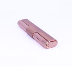 Jet Alev Çakmak Slim/İnce Metal Kasa - Rosegold