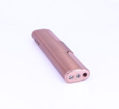 Jet Alev Çakmak Slim/İnce Metal Kasa - Rosegold