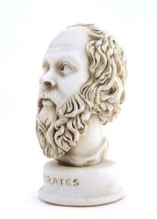 Socrates Figürü Biblo Büst