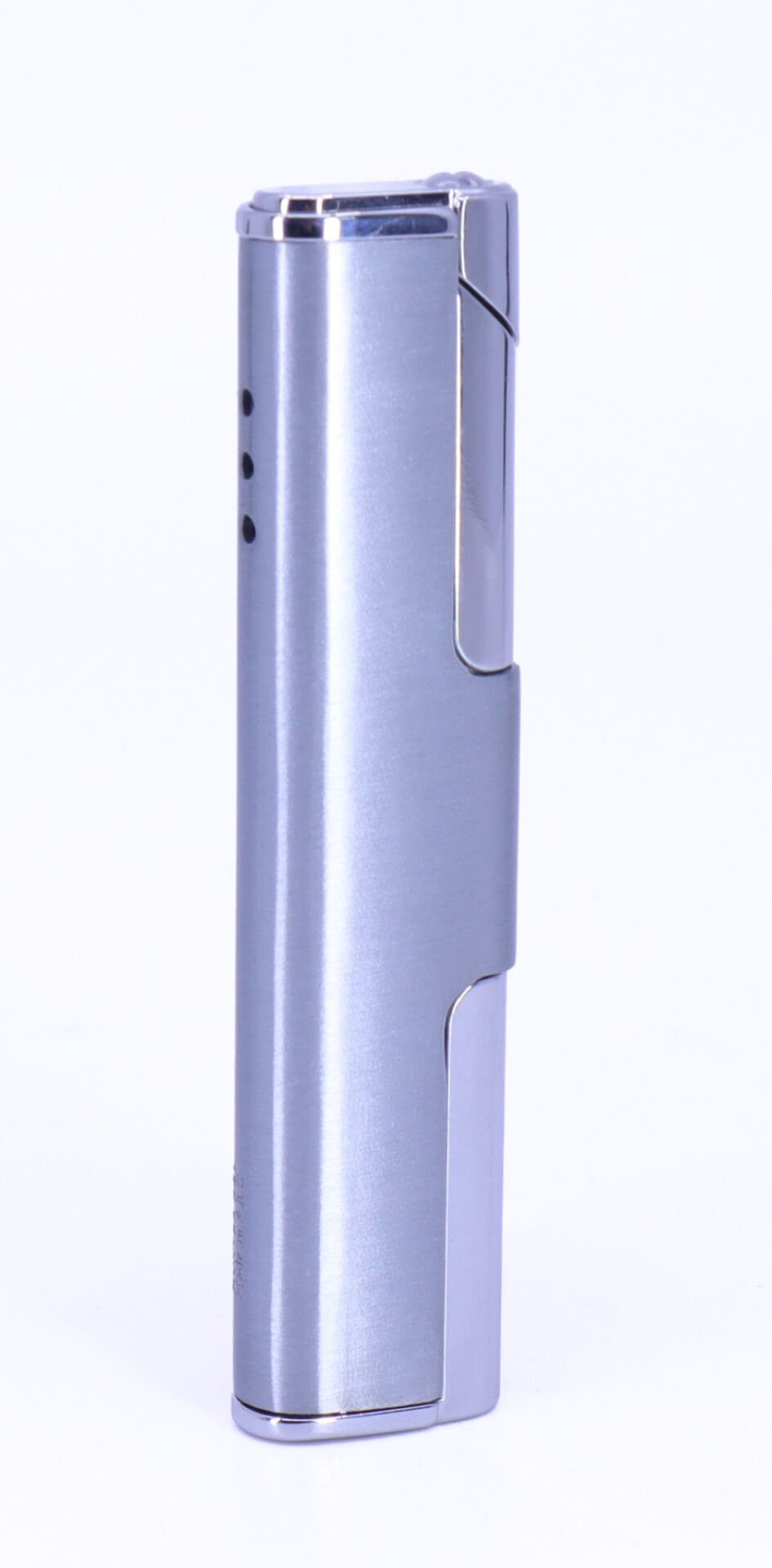 Jet Alev Çakmak Slim/İnce Metal Kasa - Krom