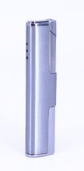 Jet Alev Çakmak Slim/İnce Metal Kasa - Krom