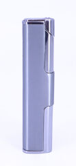 Jet Alev Çakmak Slim/İnce Metal Kasa - Krom
