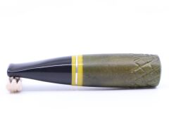 Pipsan Toscanello Backwoods İşlemeli Ağızlık Yeşil - Sarı Şerit