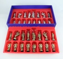 Büyük Boy Osmanlı - Haçlı Metal Satranç Taşı