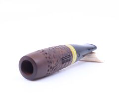 Pipsan Toscanello  Backwoods İşlemeli Ağızlık Kahverengi - Sarı Şeritli