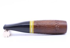 Pipsan Toscanello  Backwoods İşlemeli Ağızlık Kahverengi - Sarı Şeritli