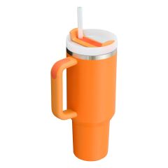 Stanley Quencher H2.O FlowState™ Tumbler Pipetli Termos 1.18L - Goldenrod Coral