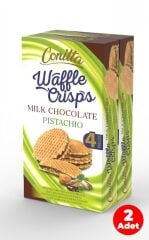 Conitta Waffle Crisps - Antep Fıstıklı Sütlü Çikolatalı Gofret 100 Gr (2 ADET)