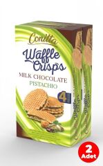Conitta Waffle Crisps - Antep Fıstıklı Sütlü Çikolatalı Gofret 100 Gr (2 ADET)