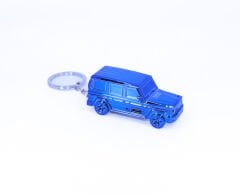 Elektronik USB'li Çakmak & Anahtarlık ve Fenerli Cip Model - Mavi