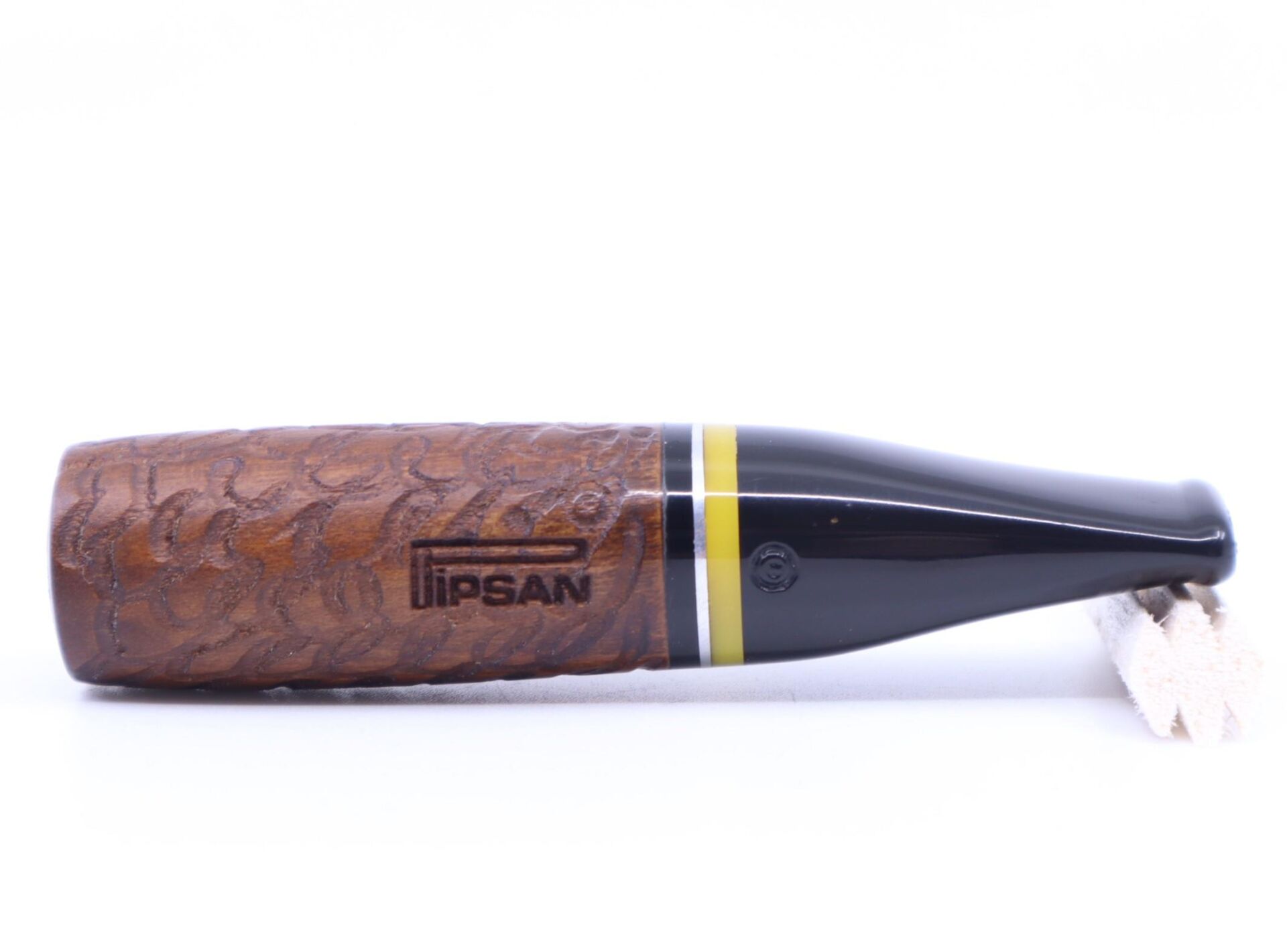 Pipsan Toscanello  Backwoods Duman Desen İşlemeli Ağızlık Kahverengi - Siyah/Sarı Şeritli