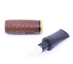 Pipsan Toscanello  Backwoods Duman Desen İşlemeli Ağızlık Kahverengi - Siyah/Sarı Şeritli