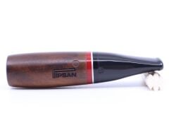 Pipsan Toscanello  Backwoods Ağızlık Kahverengi - Kırmızı/Siyah Şeritli
