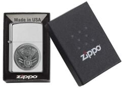 Zippo Motor V-Twin Engine Emblem Dizayn Çakmak