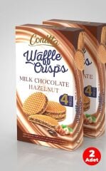 Conitta Waffle Crisps – Fındık Kremalı ve Sütlü Çikolatalı Çıtır Gofret 100 Gr. (2 ADET)