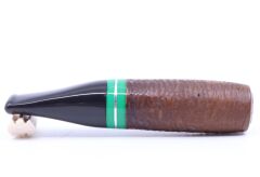 Pipsan Toscanello Backwoods Çizgi İşlemeli Ağızlık Kahverengi - Yeşil Şeritli