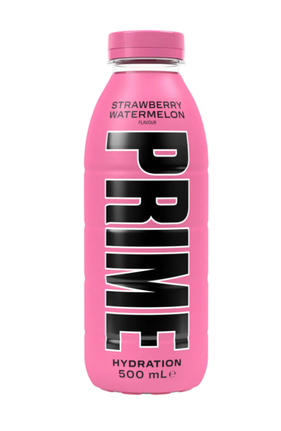 Prime Hydration Strawberry Watermelon 500 ml – Çilek & Karpuz Aromalı Sporcu İçeceği