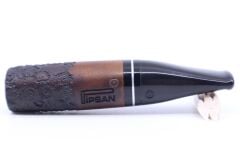 Pipsan Toscanello  Backwoods İşlemeli Ağızlık Kahverengi - Siyah Şeritli