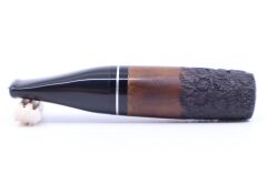 Pipsan Toscanello  Backwoods İşlemeli Ağızlık Kahverengi - Siyah Şeritli