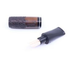 Pipsan Toscanello  Backwoods İşlemeli Ağızlık Kahverengi - Siyah Şeritli