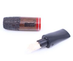 Pipsan Toscanello  Backwoods İşlemeli Ağızlık Kahverengi - Kırmızı Şeritli