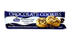 Merba Bitter Çikolata Parçacıklı Kurabiye (Chocalate Cookies) 150 Gram (1 Paket)