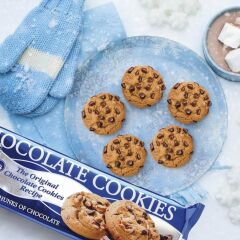 Merba Bitter Çikolata Parçacıklı Kurabiye (Chocalate Cookies) 150 Gram (1 Paket)