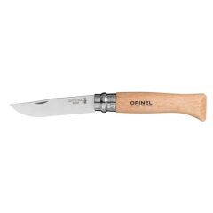 Opinel Inox No 8 Kayın Saplı Paslanmaz Çelik Trekking Çakı - Naturel