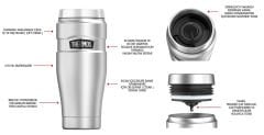 Thermos SK1005 Stainless King Mug Termos 0,47L - Matte Stainless Steel