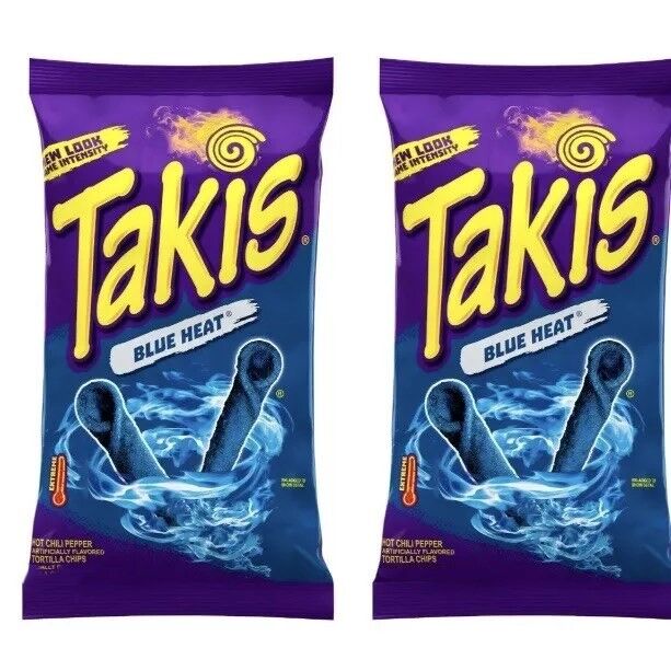 Takis Blue Heat 90 g Limon Aromalı Acı Biberli Çeşnili Mısır Çerezi (2 Adet)