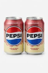 Pepsi Cream Soda Flavour Zero Sugar - Vanilya Kola Aromalı Gazlı İçecek 330 Ml (2 ADET)